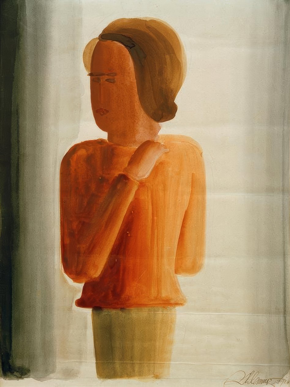 Vörös fiú alkotó: Oskar Schlemmer