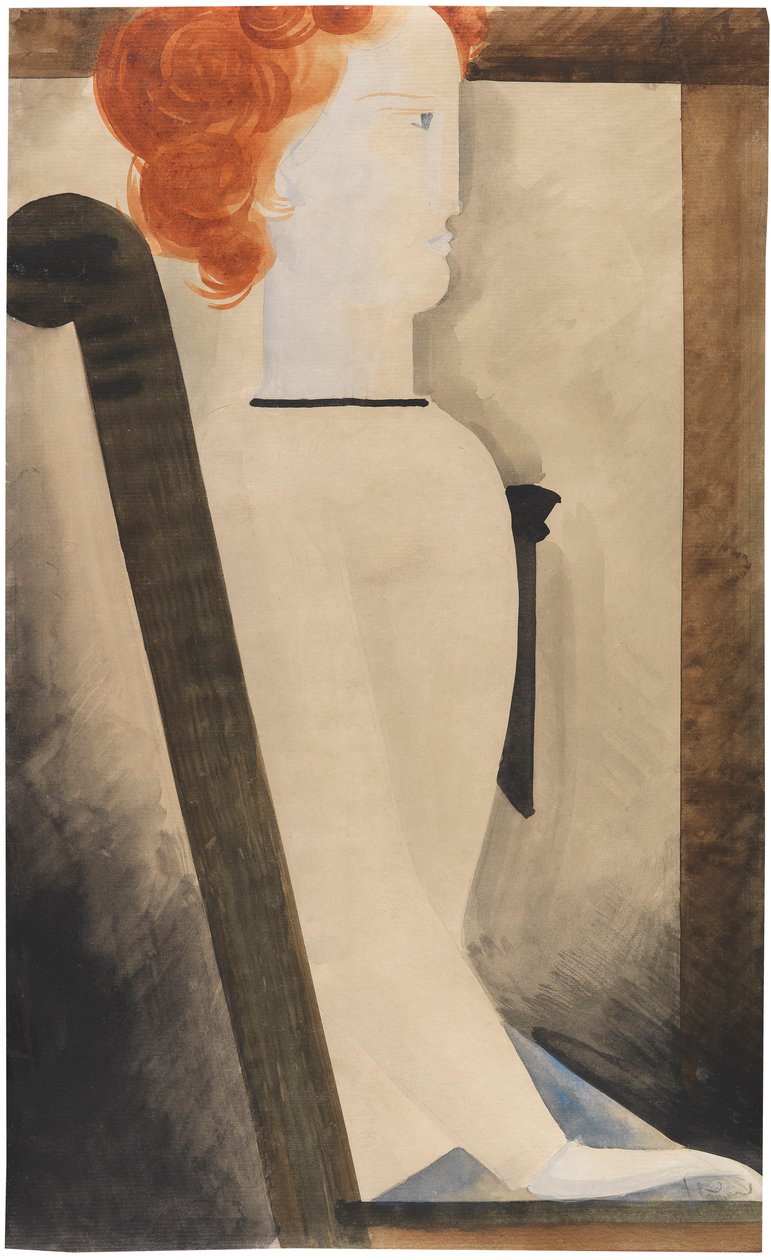 Ülő nő, 1929. alkotó: Oskar Schlemmer