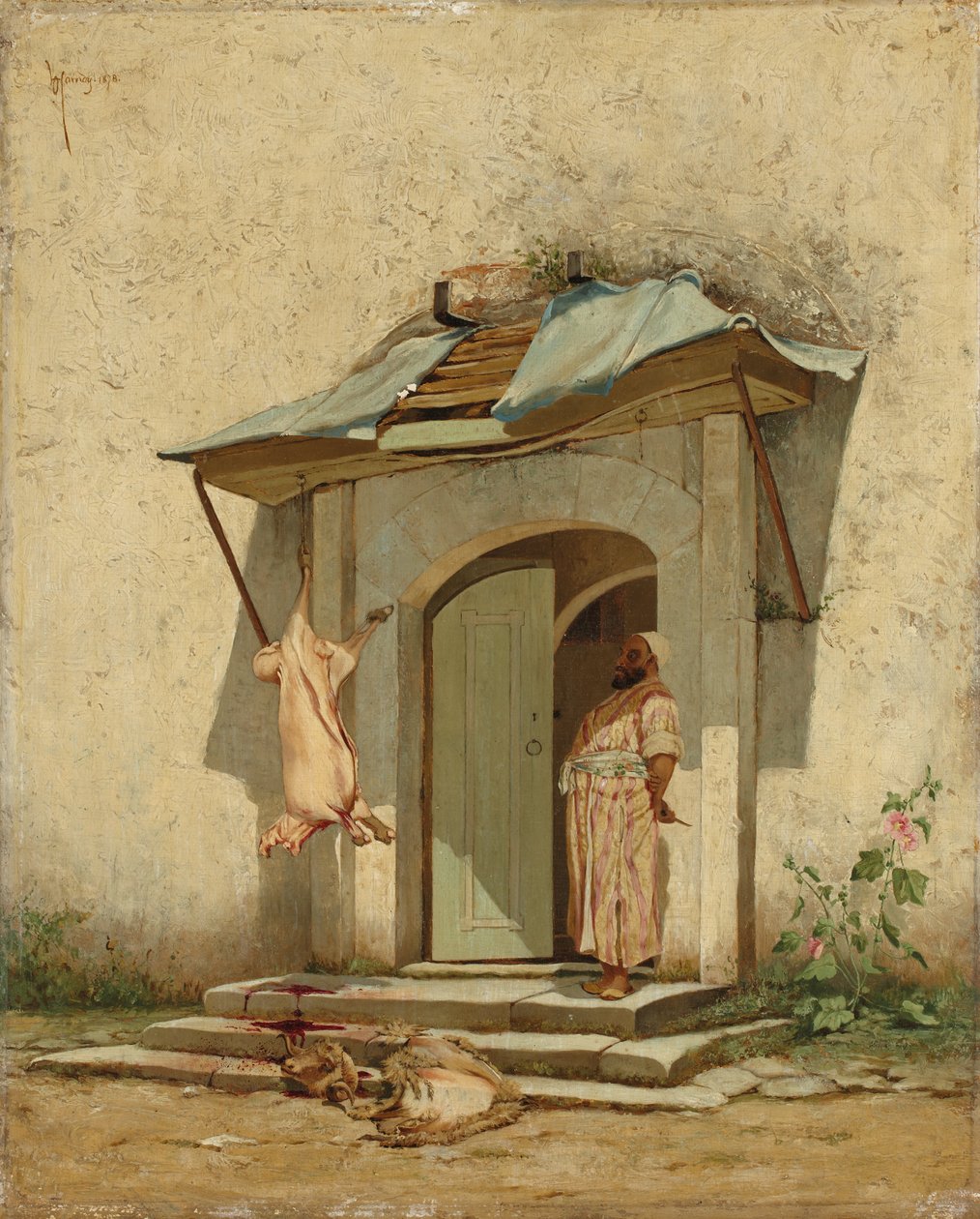 Egy oszmán hentes, 1878 alkotó: Osman Hamdi Bey