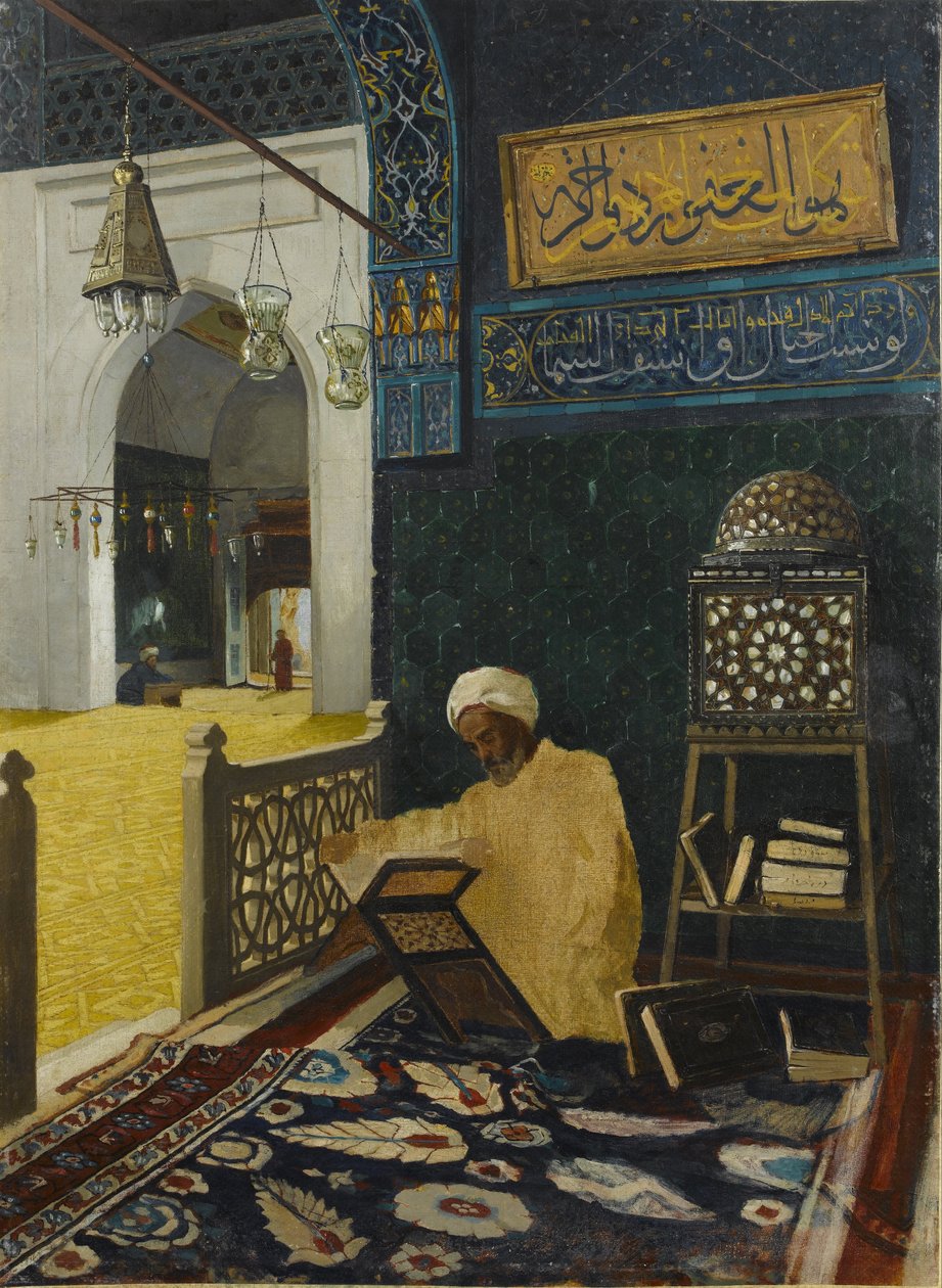 Kur’an Tilaveti, a Korán felolvasása alkotó: Osman Hamdi Bey
