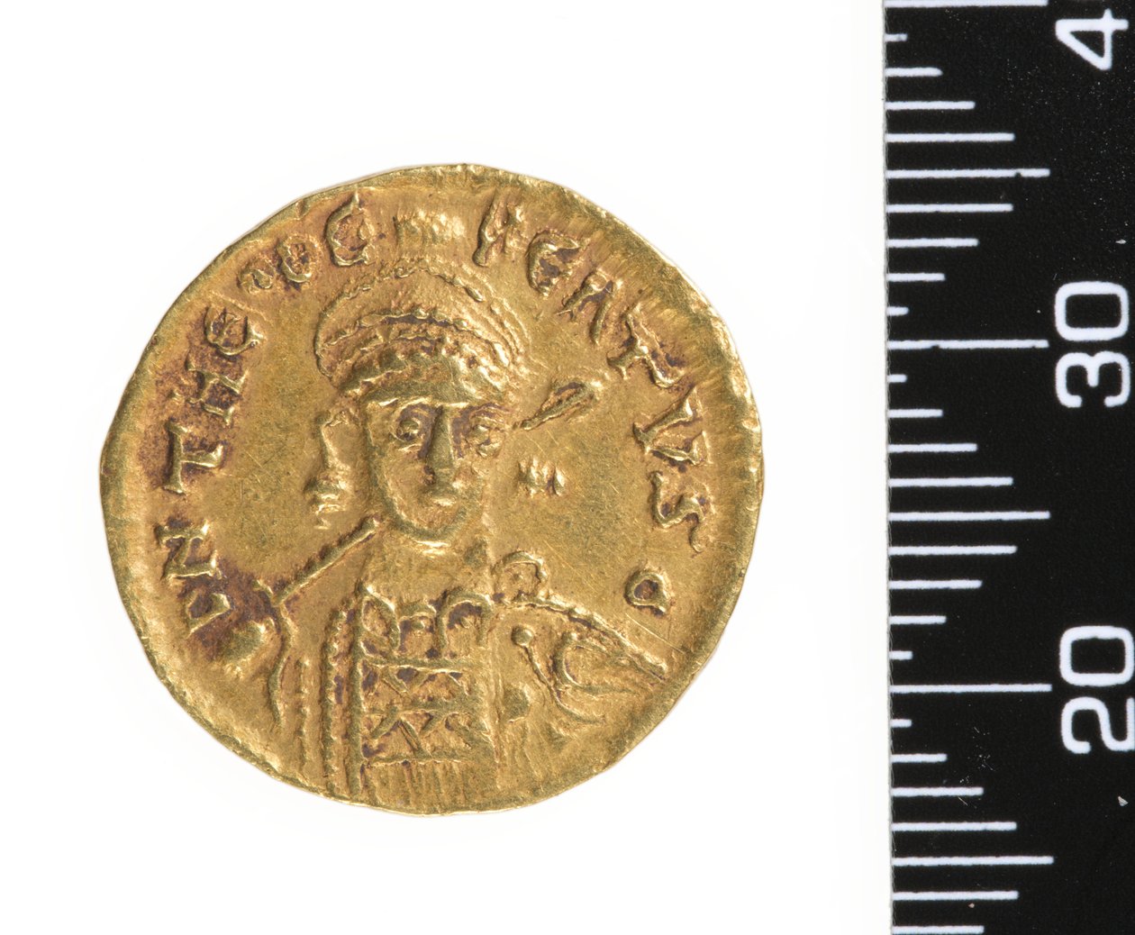 Érme (előlap) 534-548 körül (arany) alkotó: Ostrogothic Ostrogothic