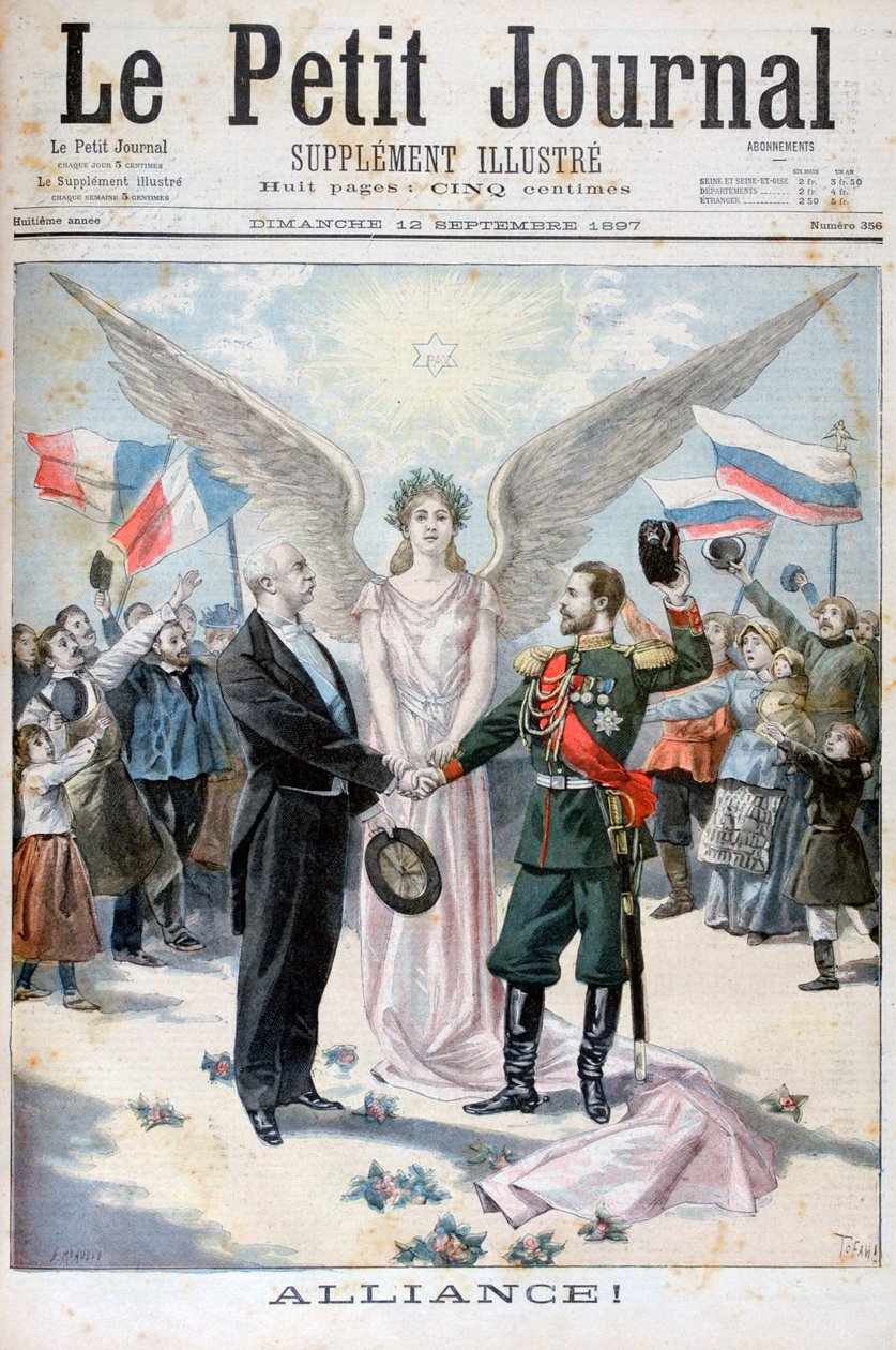 A francia-orosz szövetség, 1897 alkotó: Oswaldo Tofani