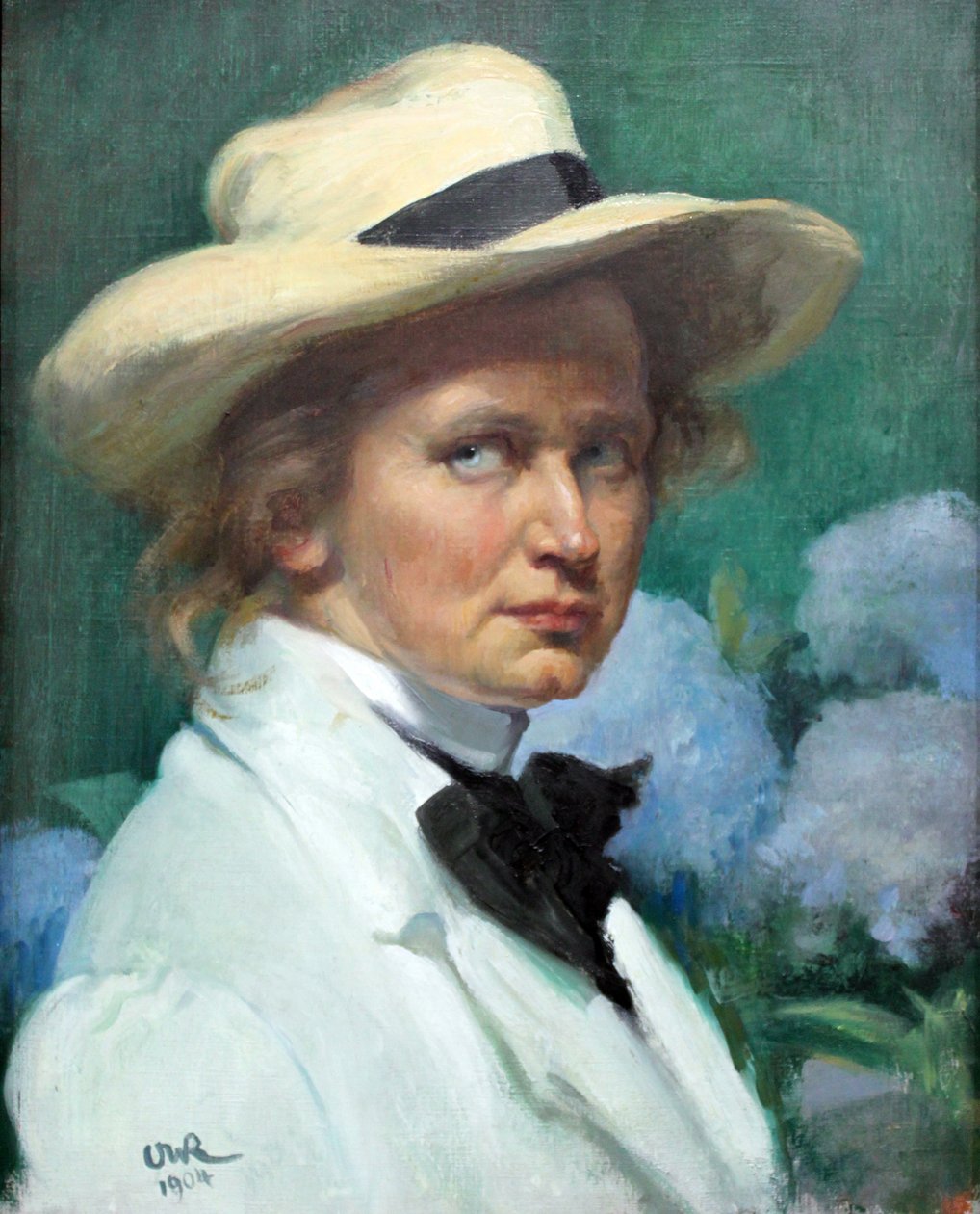 Önarckép sapkával alkotó: Ottilie Roederstein