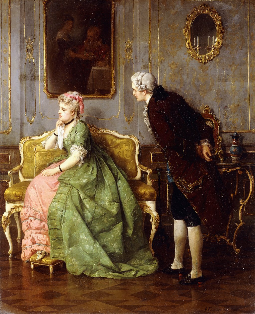 A bocsánatkérés, 1869 alkotó: Otto Erdmann