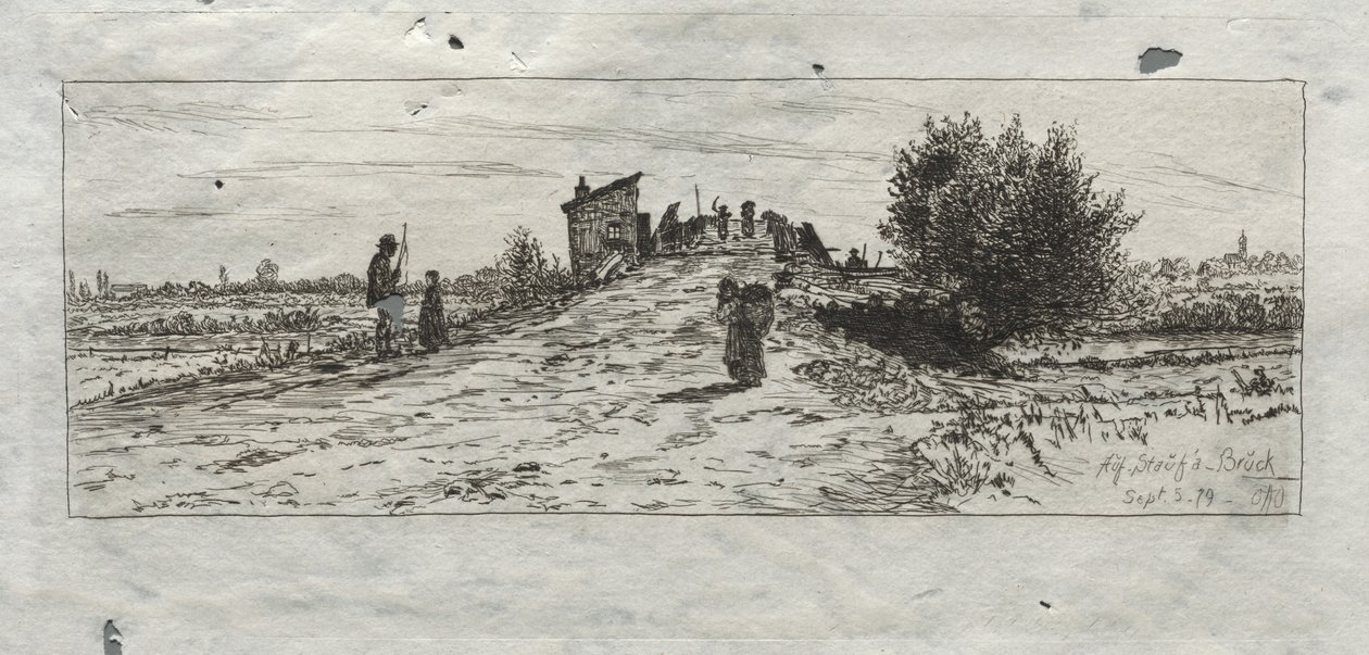 Stauf a-Bruckon, 1879. alkotó: Otto H. Bacher