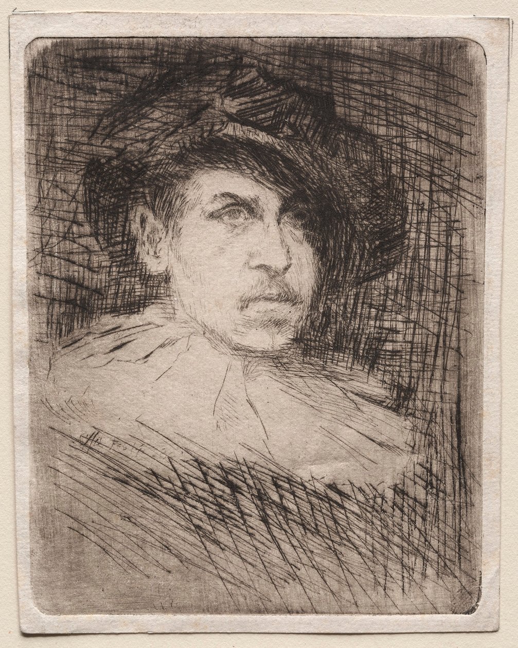 Önarckép jelmezben, 1880. alkotó: Otto H. Bacher