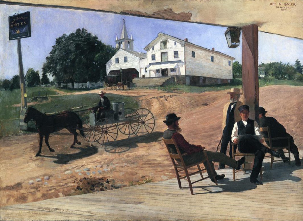 Ella Hotel, Richfield Center, 1885 alkotó: Otto Henry Bacher