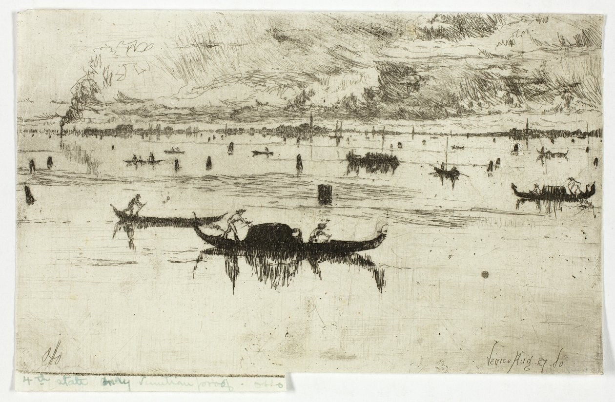 lagúna veneta alkotó: Otto Henry Bacher