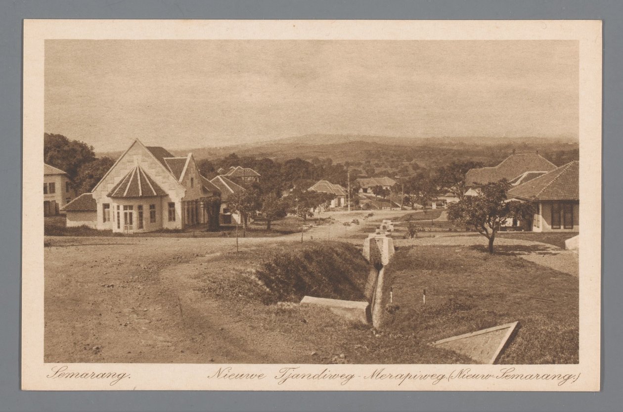 Semarang. Új Tjandiweg-Merapiweg. (Új Semarang) alkotó: Otto Hisgen