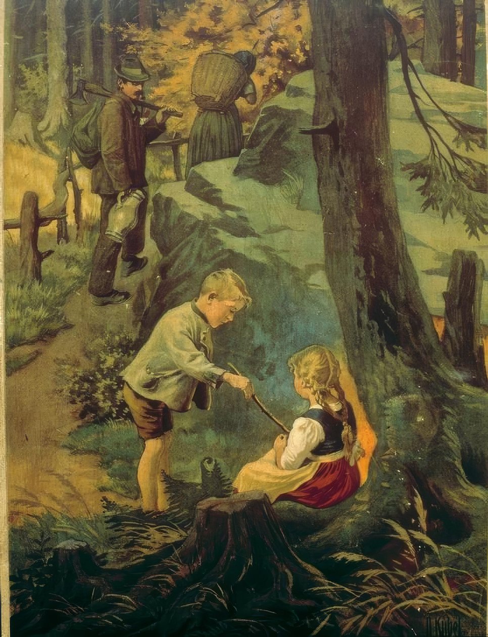 Jancsi és Juliska alkotó: Otto Kubel