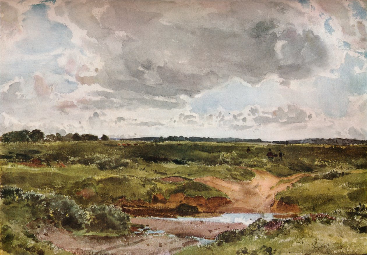 „Southwold Common in August”, 1889 alkotó: Otto Limited