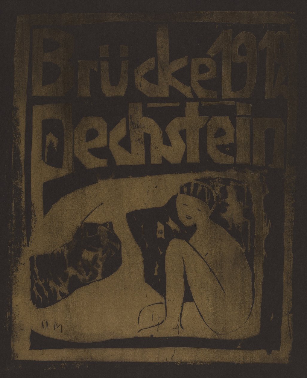 Híd 1912 Pechstein alkotó: Otto Müller