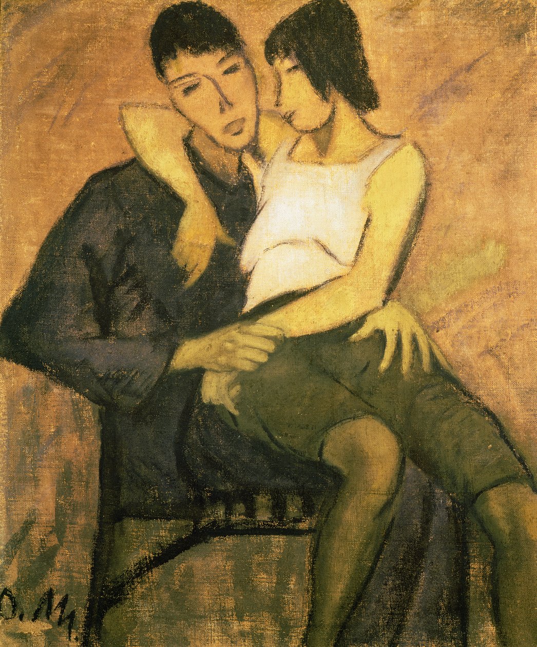 Városi házaspár, 1920 alkotó: Otto Mueller