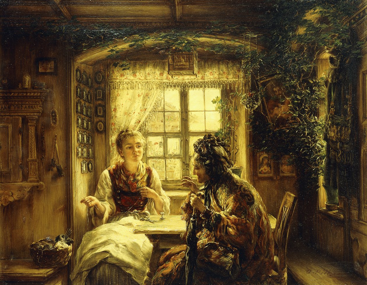 Délutáni látogatás, alkotó: Otto Piltz