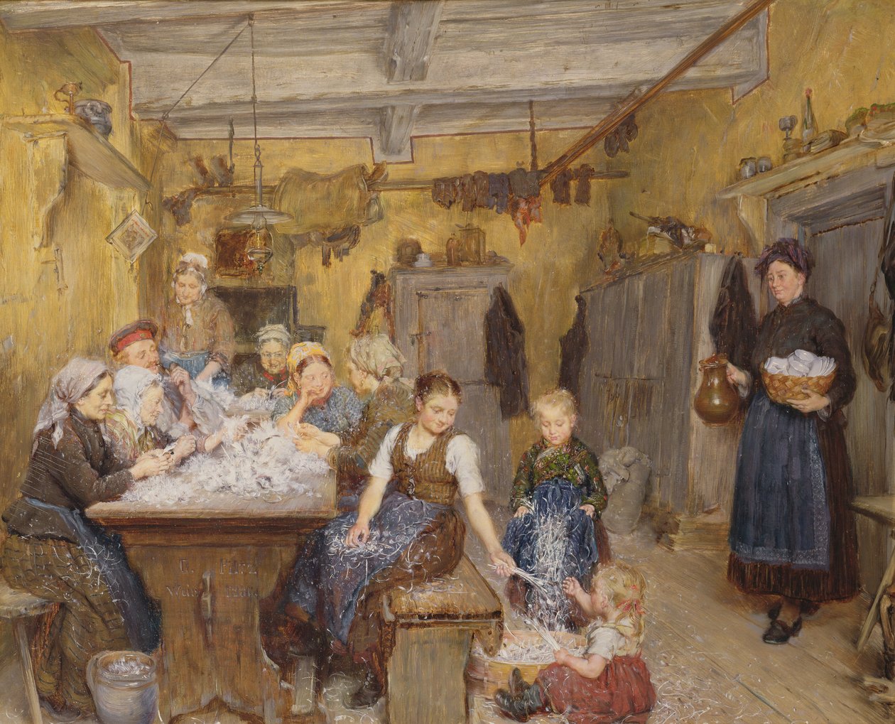 Quills and Down, 1884 alkotó: Otto Piltz