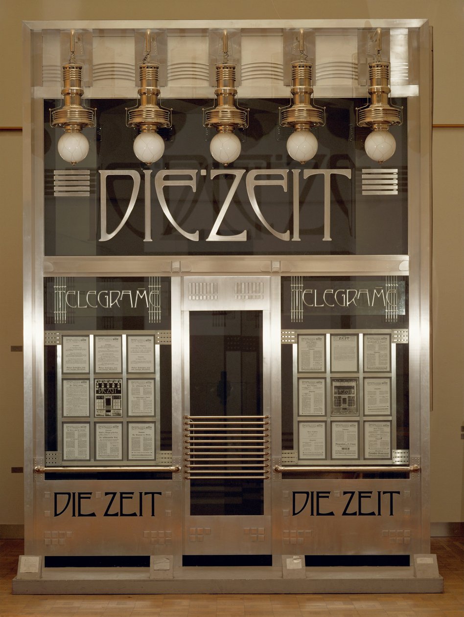 Depeschenbuero Die Zeit ... alkotó: Otto Wagner