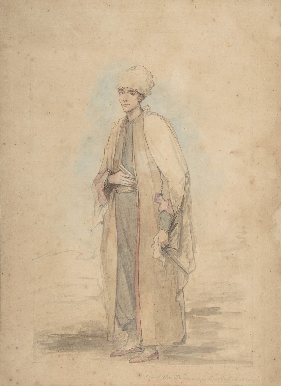 A tunéziai nagykövet fia, 1780. alkotó: Ozias Humphry