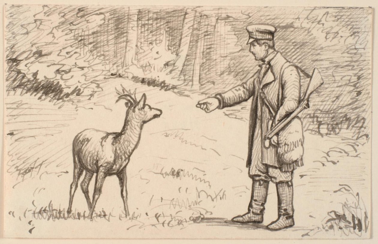 Találkozás az erdőben alkotó: P.C. Skovgaard