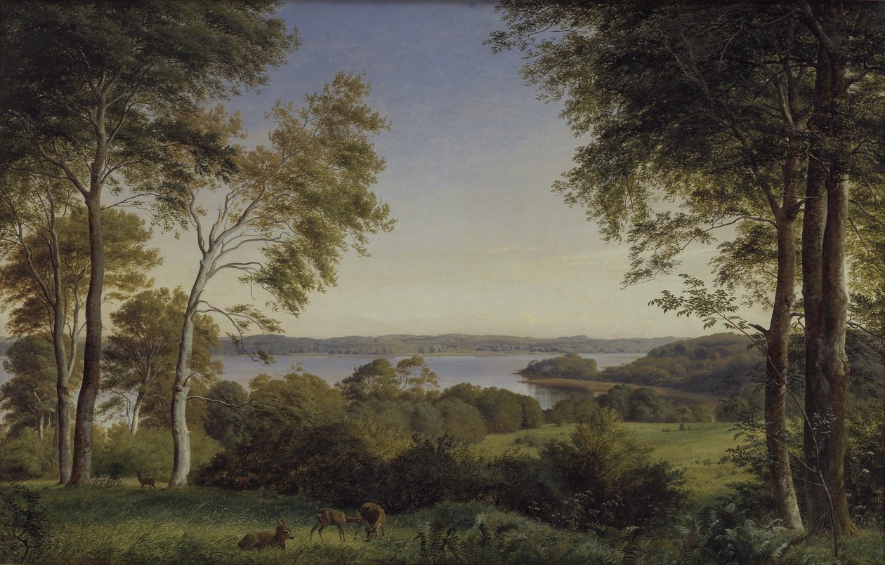 Kilátás a Skarre Sø-re alkotó: P.C. Skovgaard