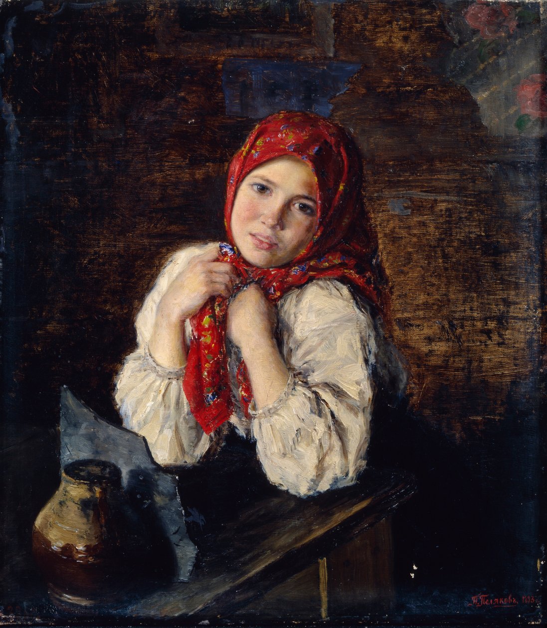 Vidéki Coquette, 1893 alkotó: P.I. Polyakov