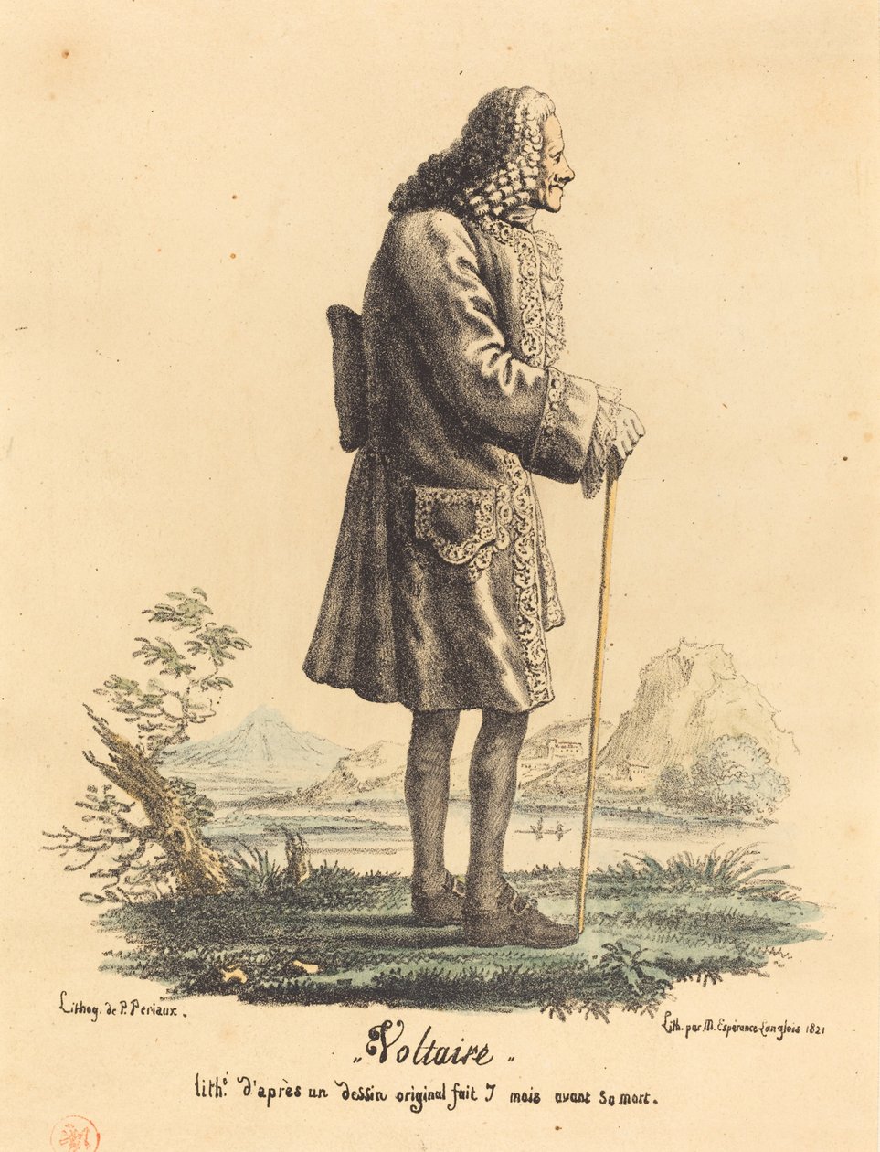 Voltaire alkotó: P. Periaux