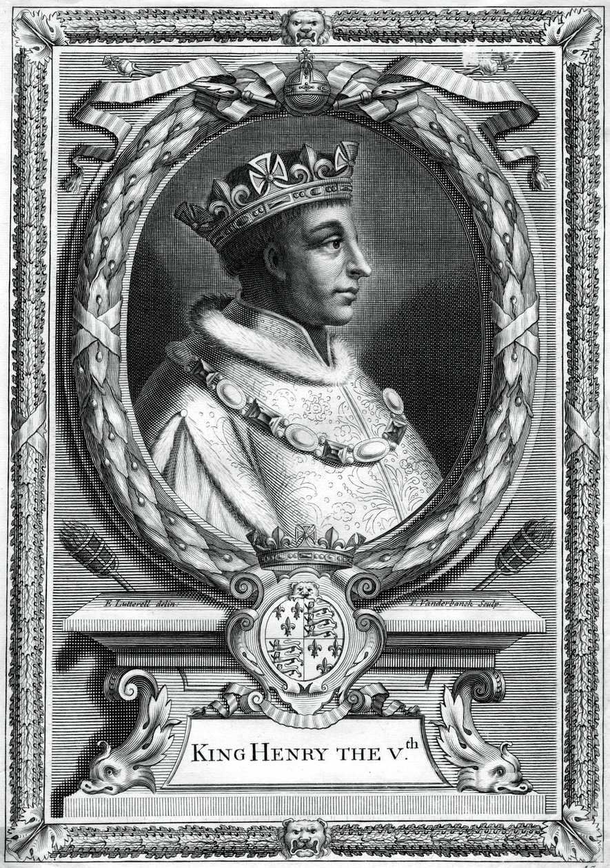 V. Henrik, Anglia királya. alkotó: P. Vanderbanck