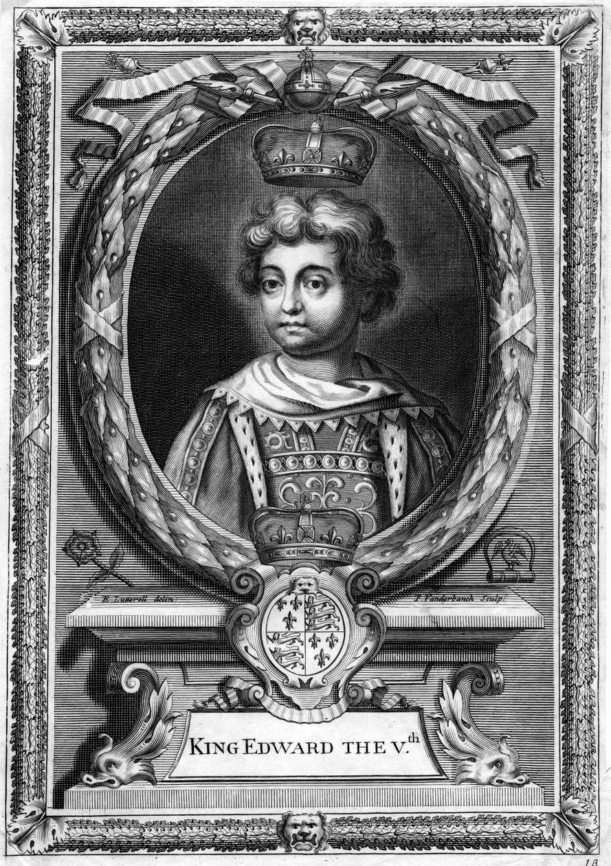 V. Edward angol király, 1470-1483. alkotó: P. Vanderbanck