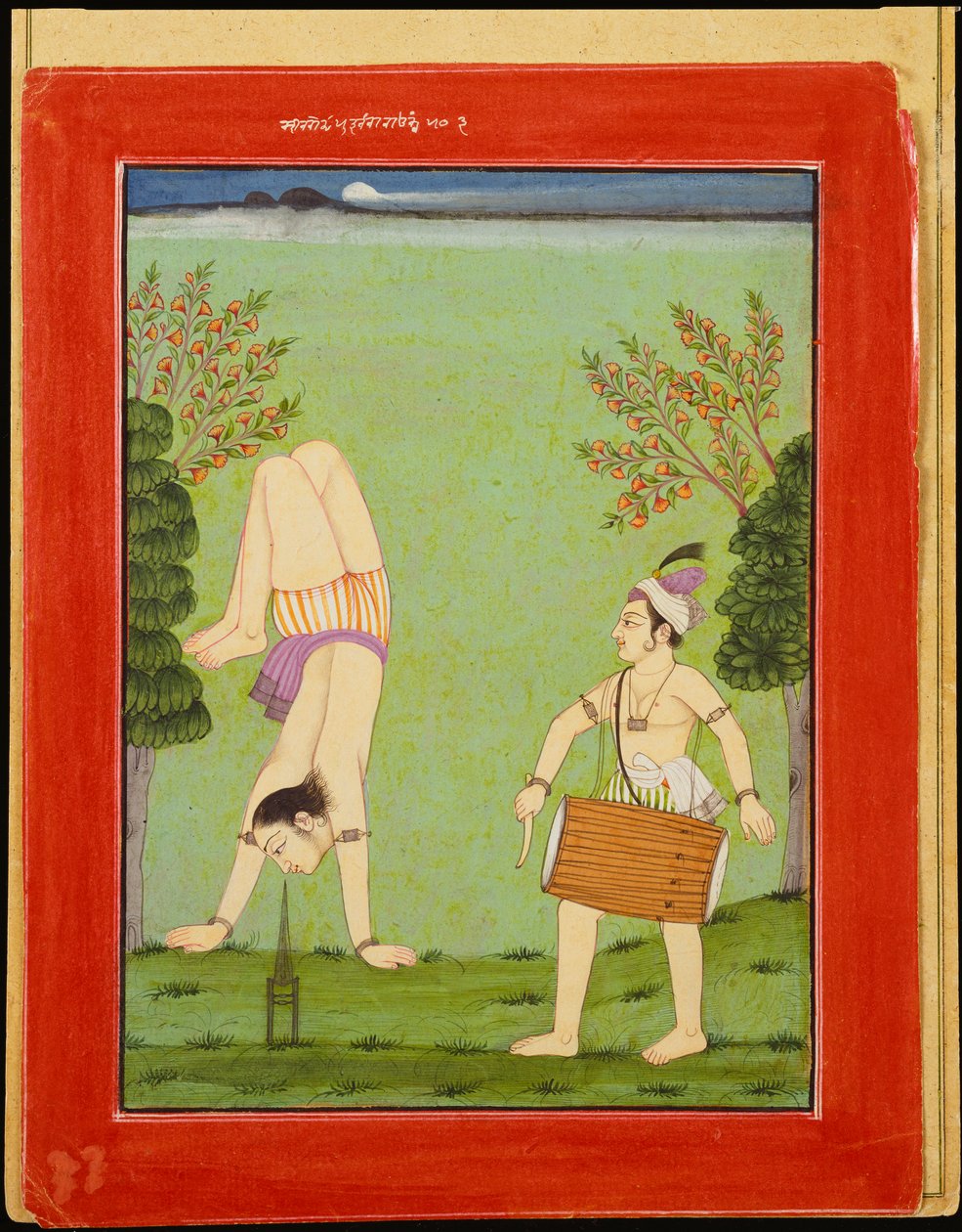 Gauda Raga: Dipak harmadik fia, 1750 körül alkotó: Pahari School