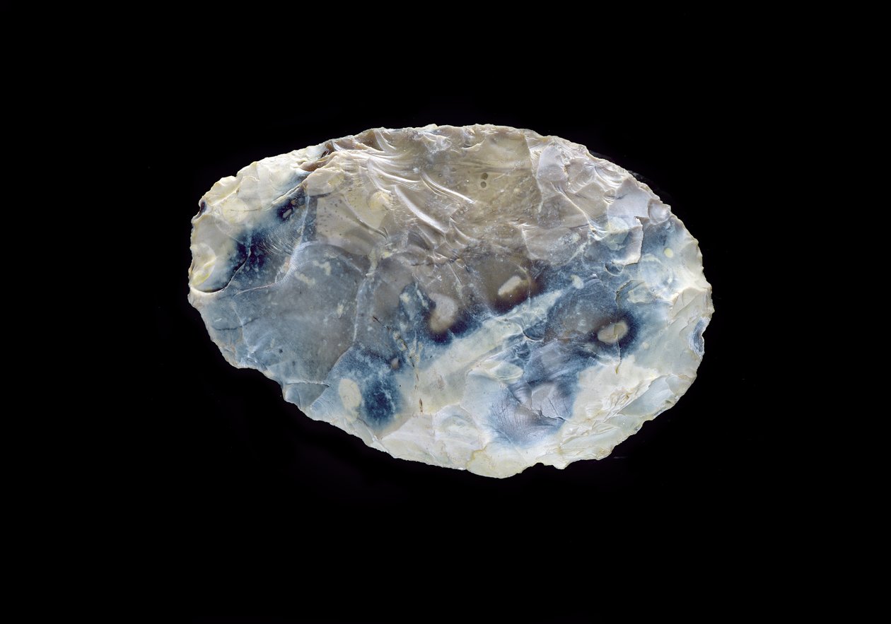 Penge, Saint-Acheulból, Alsó-Acheule-i időszak, ie 400 000-350 000 (kőkő) alkotó: Paleolithic