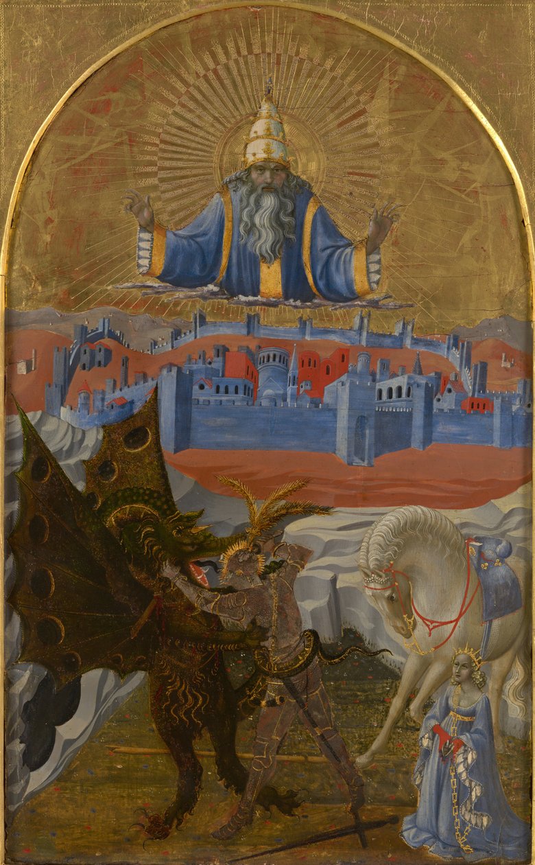 Szent György megöli a sárkányt alkotó: Paolo Uccello