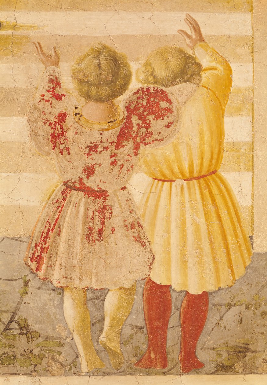 Mária bemutatása a templomban, 1433-34 (részlet) alkotó: Paolo Uccello
