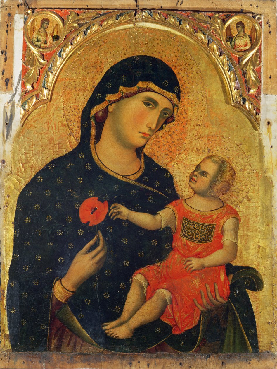 Madonna és gyermeke (panel) alkotó: Paolo Veneziano