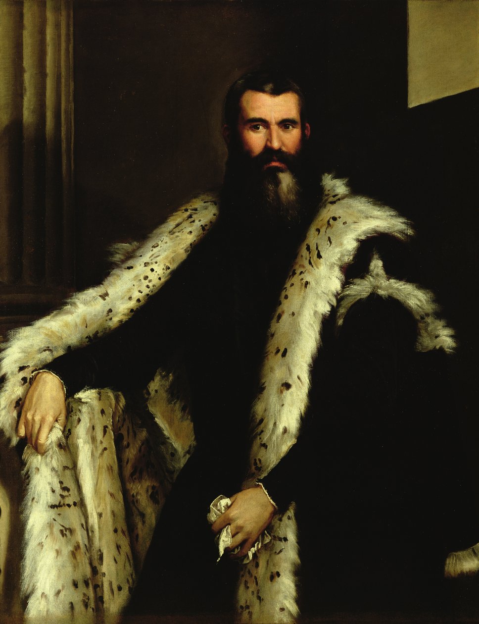 Szőrmekabátos férfi portréja, 1566 körül alkotó: Paolo Veronese