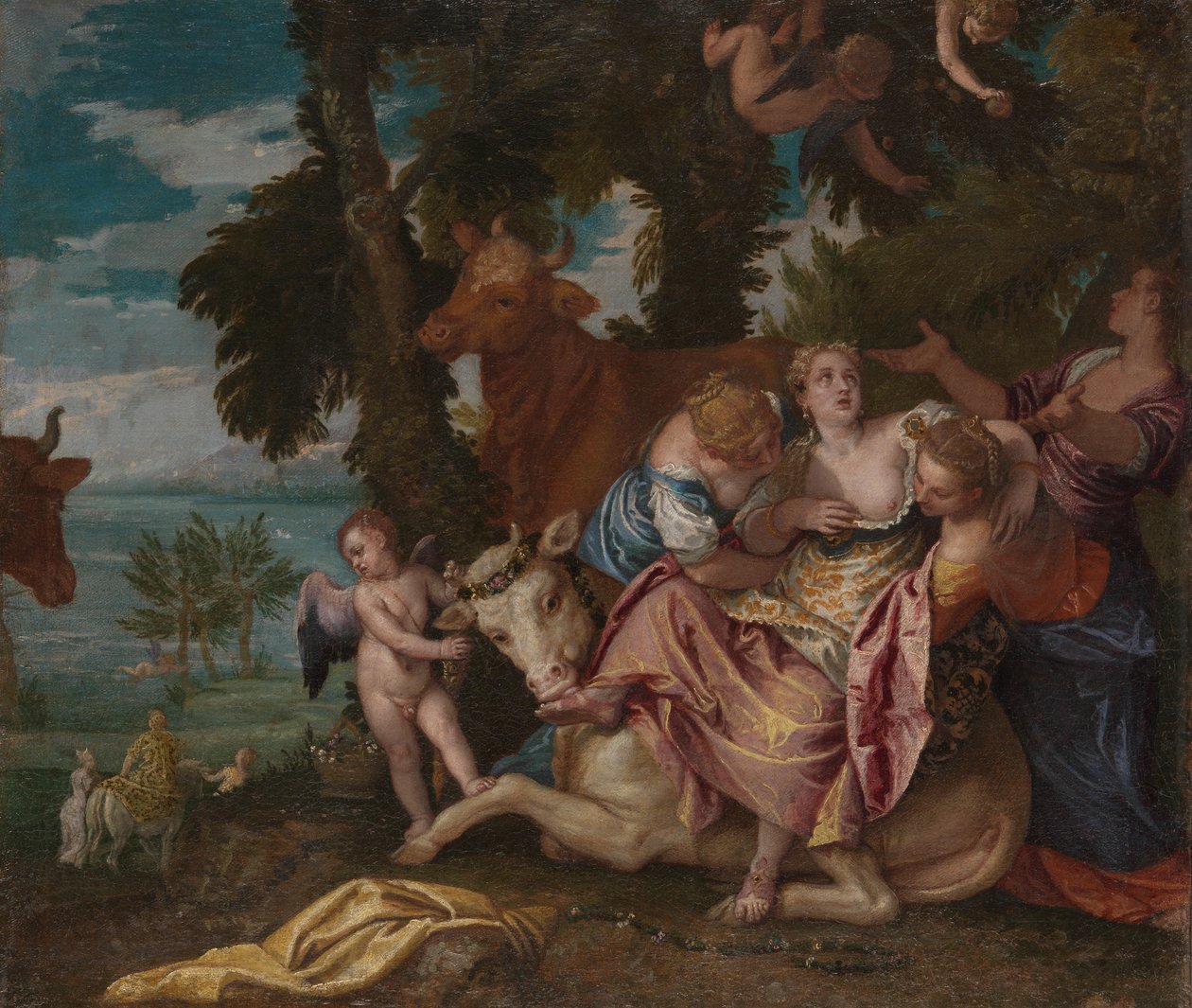 Európa megerőszakolása alkotó: Paolo Veronese