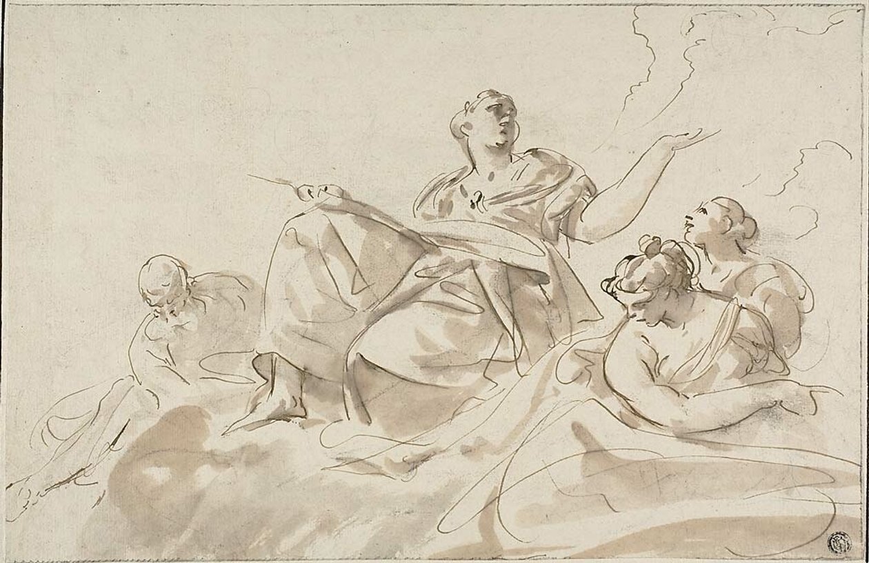 Allegorikus figurák alkotó: Paolo Pagani