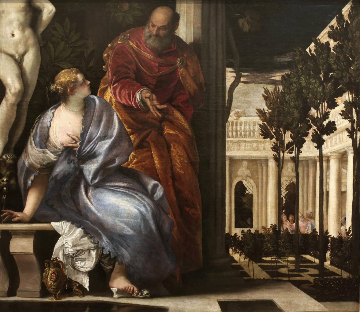 Bathsheba at Her Bath, kb. 1575. alkotó: Paolo Veronese