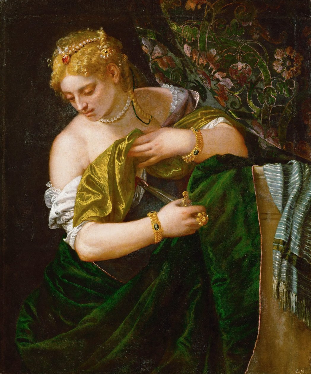 Lukrécia, 1583 körül alkotó: Paolo Veronese