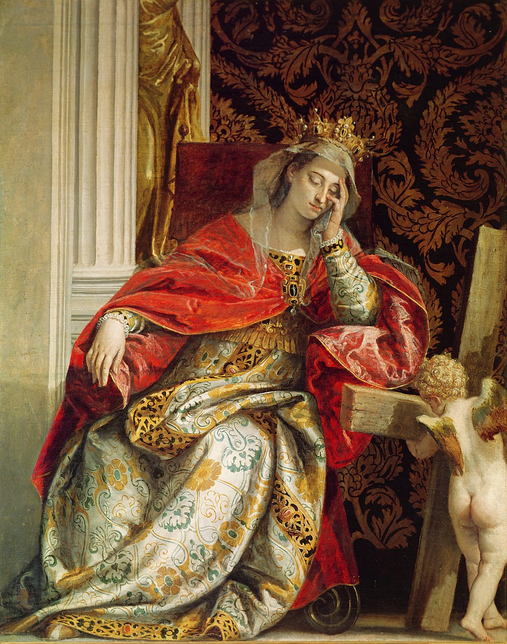 Szent Ilona portréja alkotó: Paolo Veronese