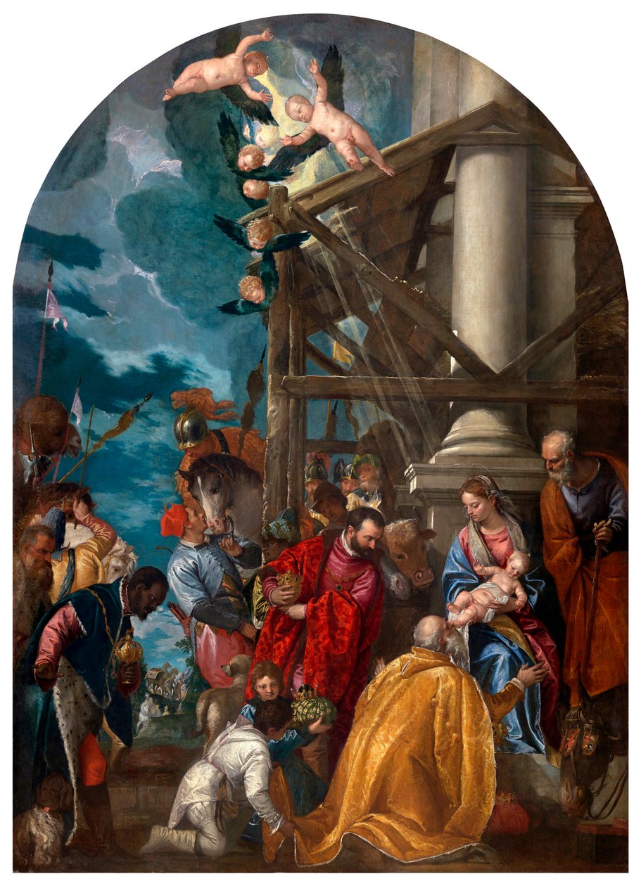 A mágusok imádása. alkotó: Paolo Veronese