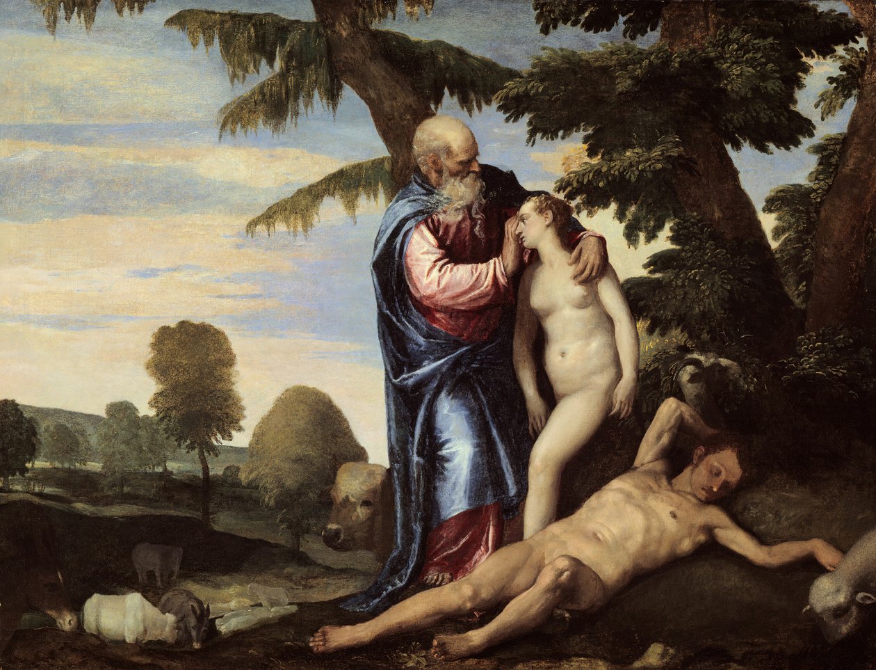 Éva teremtése, 157080. alkotó: Paolo Veronese