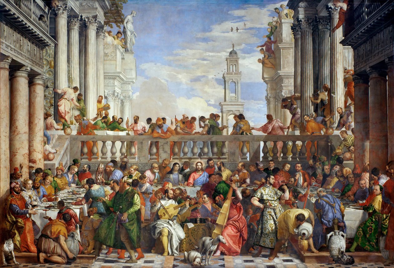 Esküvő Kánában alkotó: Paolo Veronese
