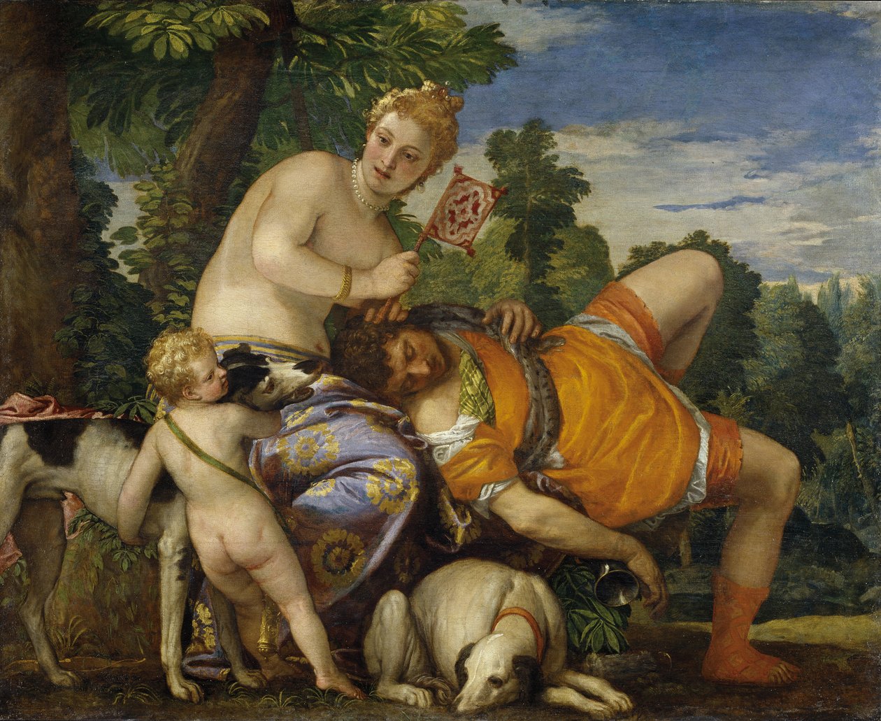 Vénusz és Adonisz alkotó: Paolo Veronese