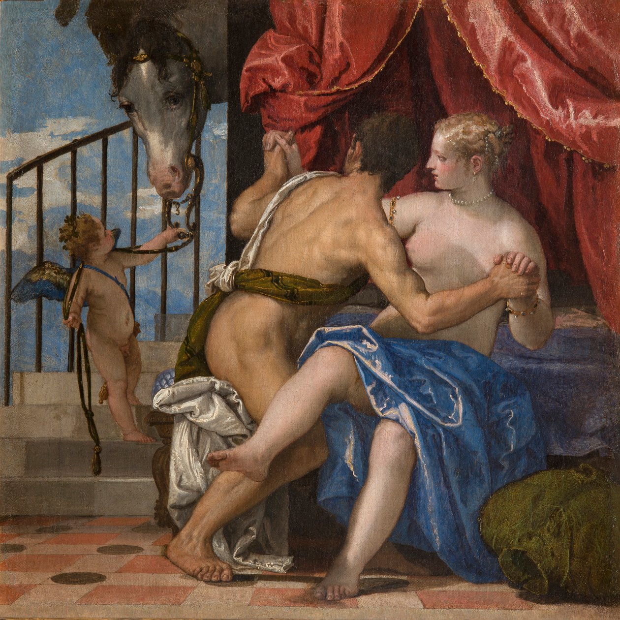 Vénusz és Mars, kb. 1575. alkotó: Paolo Veronese