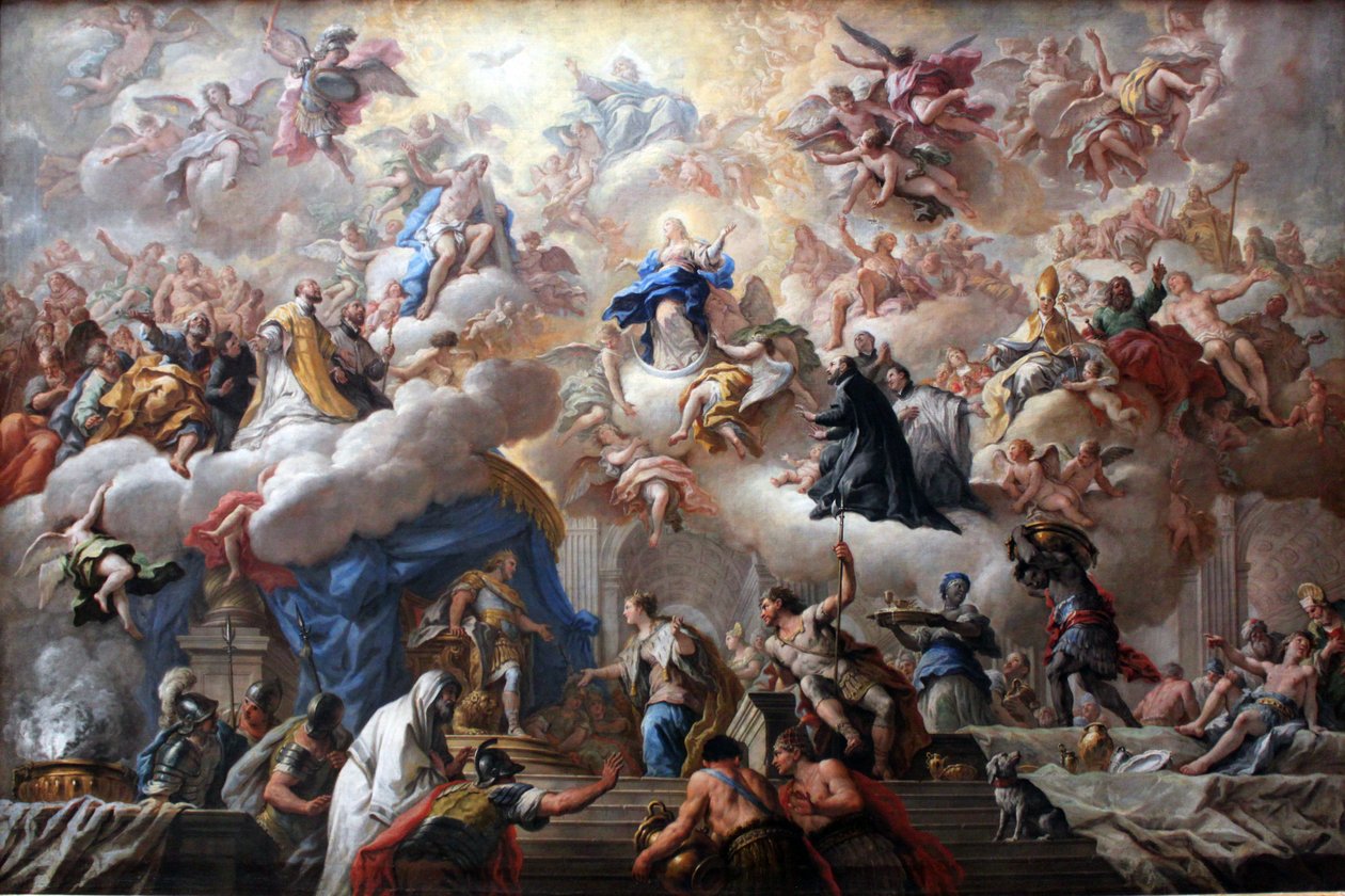 A Immaculata diadala alkotó: Paolo de Matteis