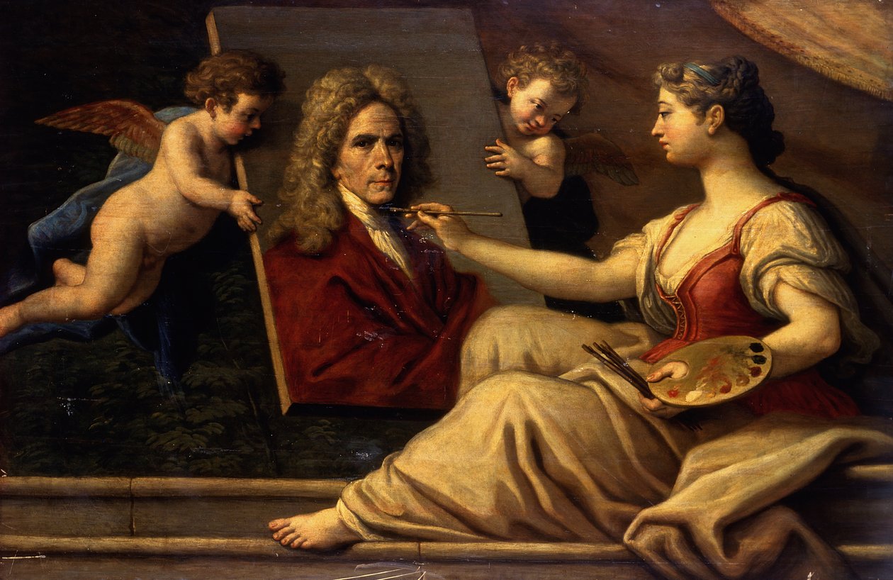 A művészet allegóriája alkotó: Paolo di Matteis