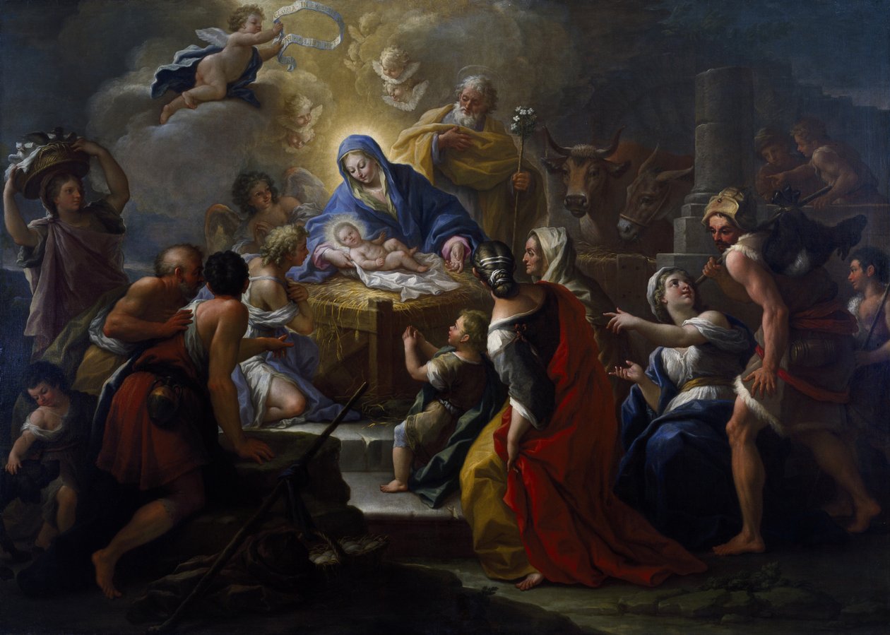 A Pásztorok imádata alkotó: Paolo di Matteis