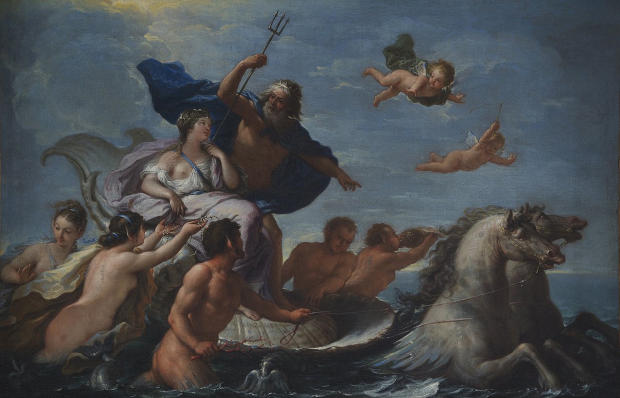 Neptunusz és Amfitrit diadala alkotó: Paolo di Matteis