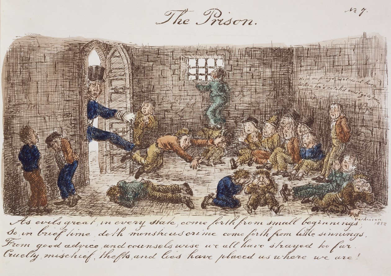 A börtön, 1858 alkotó: Parkinson