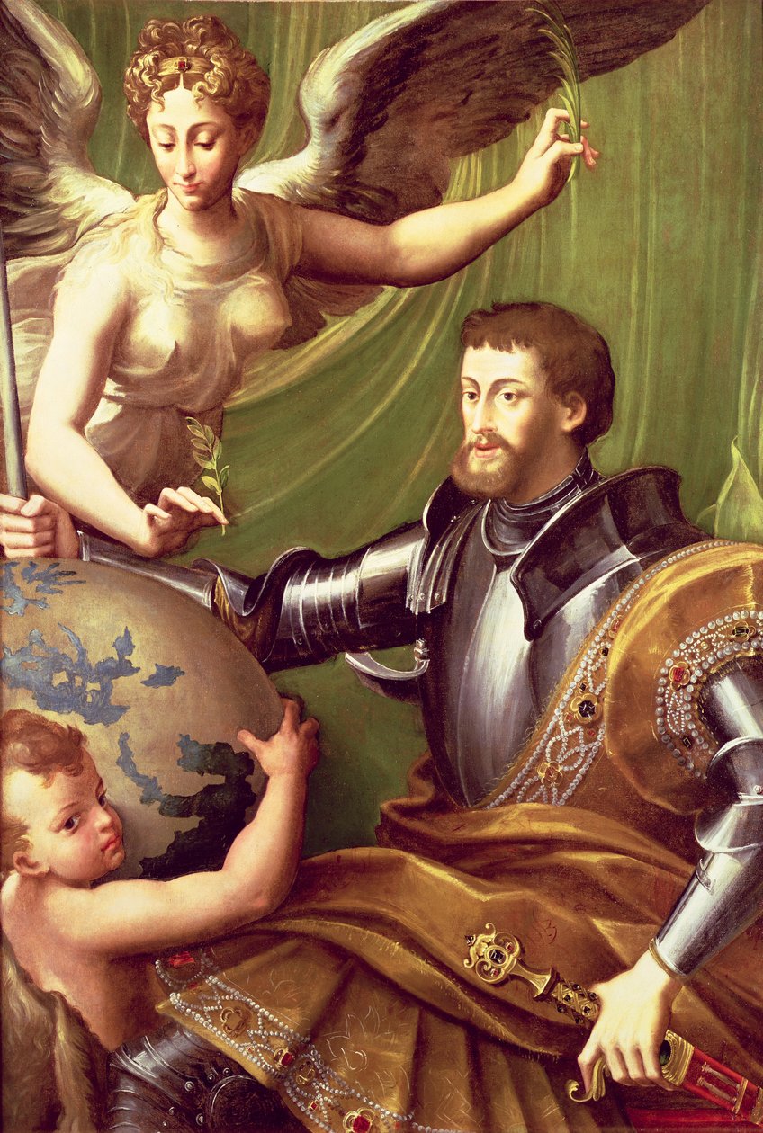 V. Károly császár (1500-58) A világ fogadása, 1529 körül alkotó: Parmigianino