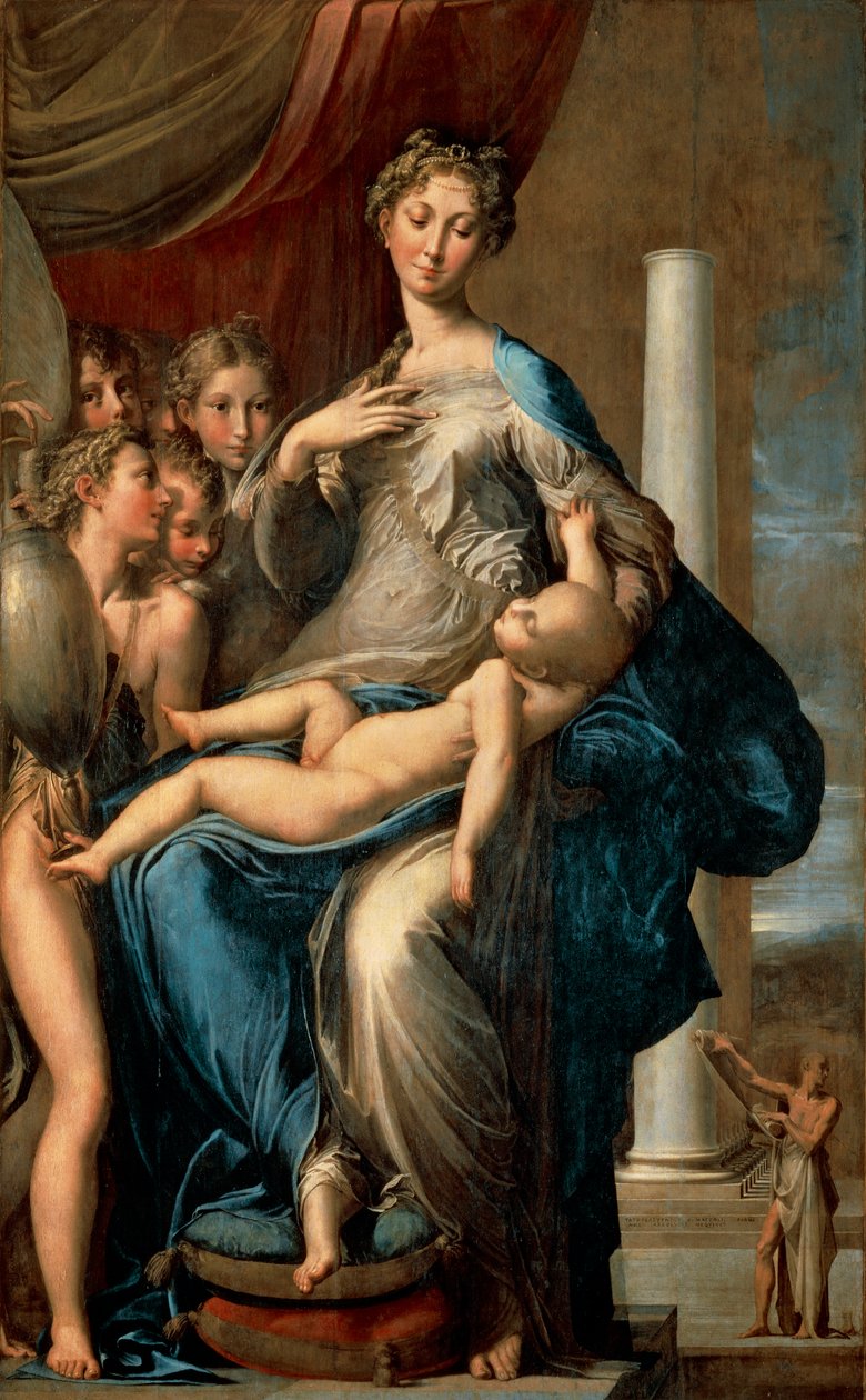 Hosszú nyakú Madonna, 1534-40 alkotó: Parmigianino
